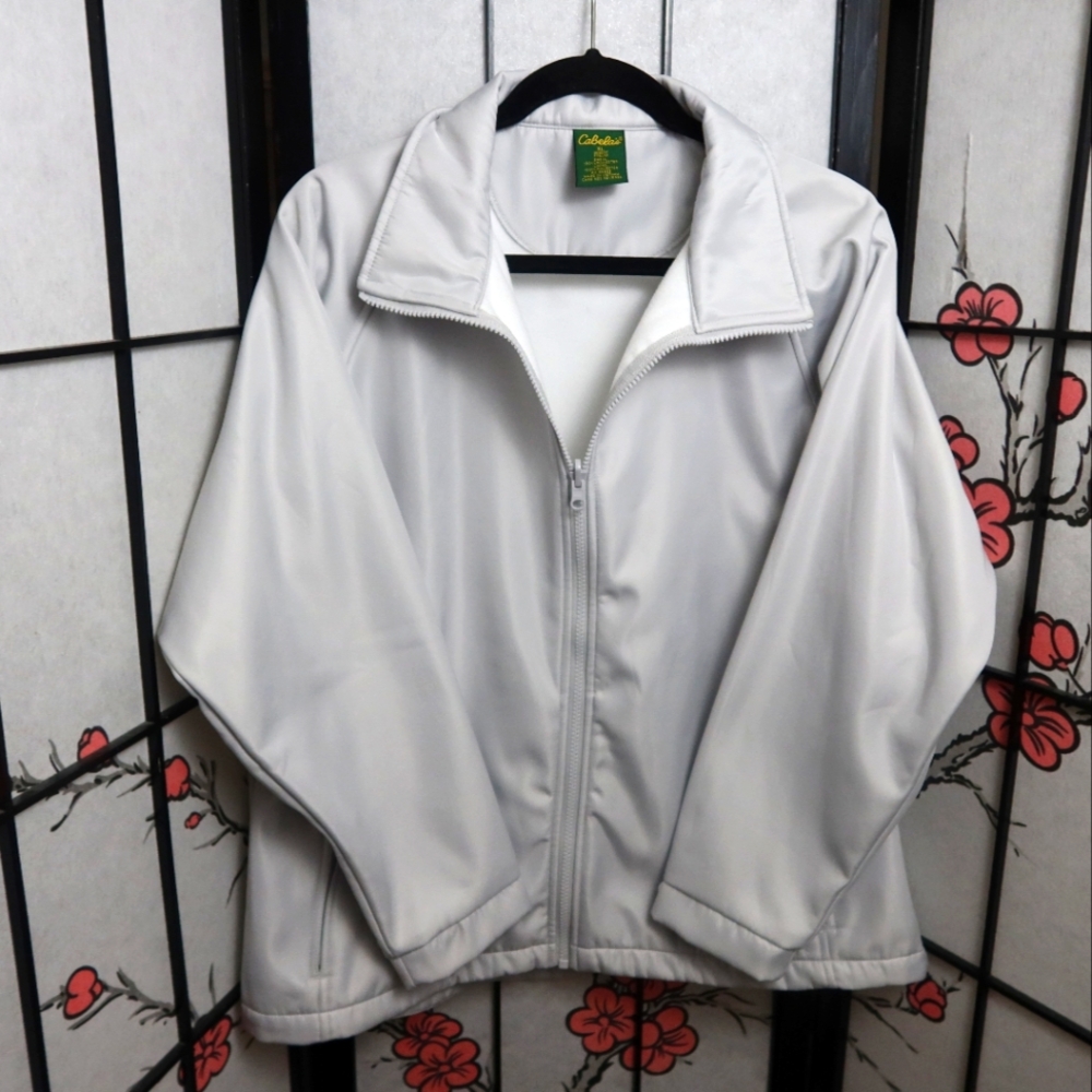 Cabela's White Mid Weight Performance Jacket